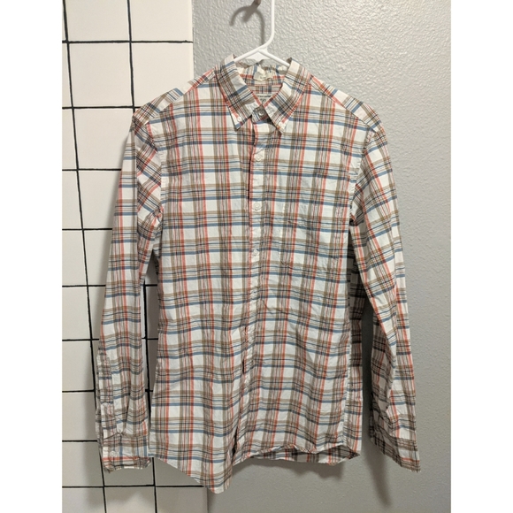 J. Crew Stretch Secret Wash Slim Button Down Shirt - Picture 1 of 2